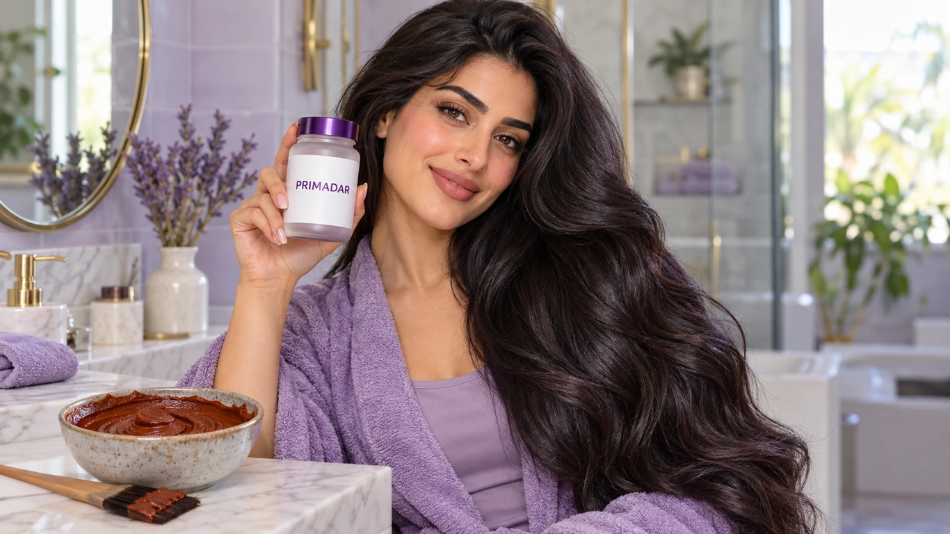 فوائد الحنة للشعر للرجال والنساء: 7 فوائد حقيقية والحقيقة الكاملة 4 بريمادار مع الحنة تغذية داخلية وخارجية لشعر أقوى